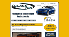Desktop Screenshot of glasstekauto.com